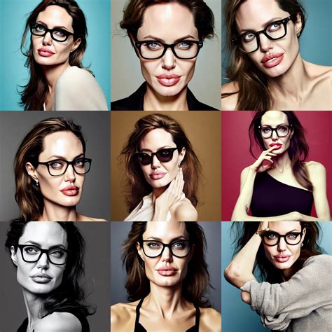 angelina jolie wearing glasses